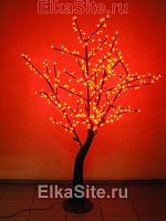 Светодиодное дерево Сакура 1.5 м., 384 красных диодов с керамическим стволом - GD SHF15 RED