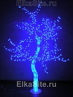 Светодиодное дерево Сакура 1.8 м., 776 синих диодов с акриловым стволом - GD SHU18 BL