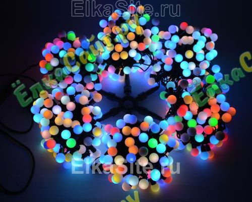 Комплект освещения на Елку 3 м. Фиеста Классик, шар 3см. фото 3