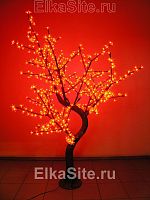 Светодиодное дерево Сакура 1.8 м., 768 красных диодов с керамическим стволом - GD SHF18 RED