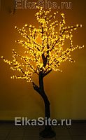 Светодиодное дерево Сакура 2.5 м., 1152 желтых диодов с керамическим стволом - GD SHF25 Y