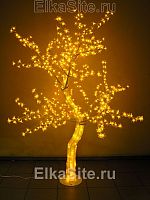 Светодиодное дерево Сакура 1.8 м., 776 желтых диодов с акриловым стволом - GD SHU18 Y